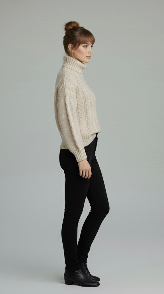 Alpine Cloud Cable Sweater