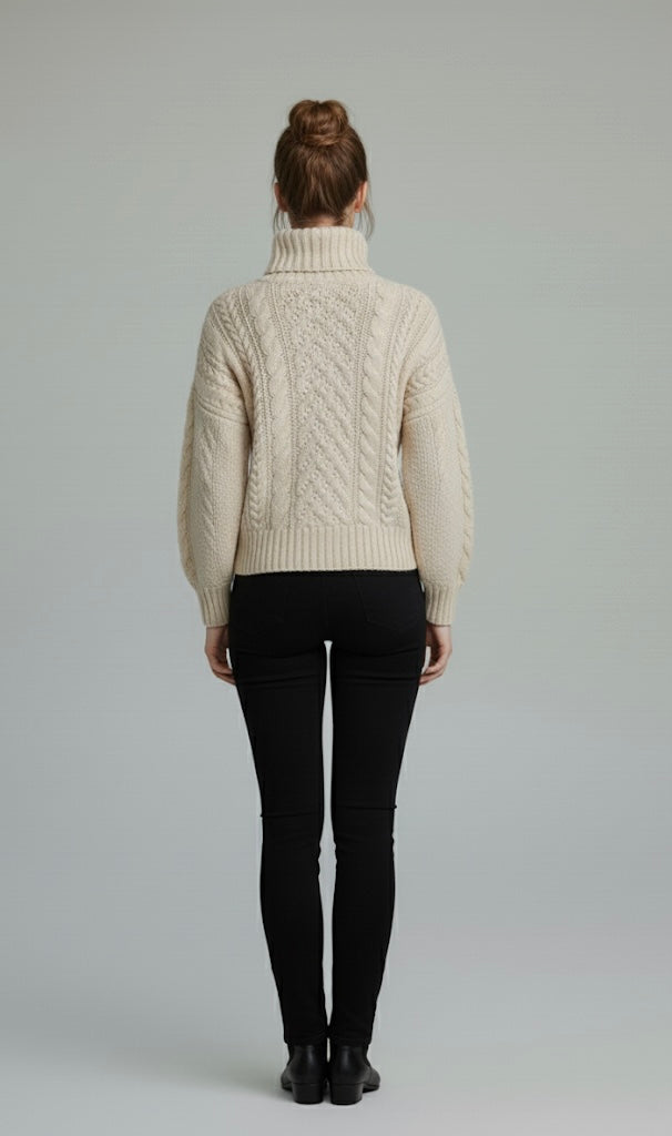 Alpine Cloud Cable Sweater