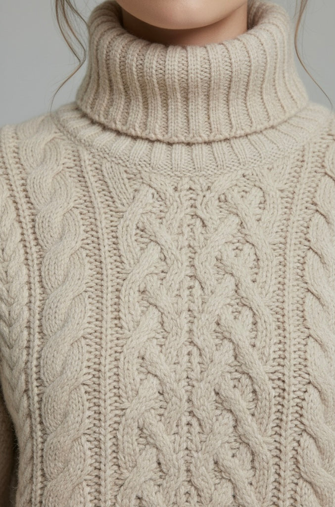 Alpine Cloud Cable Sweater